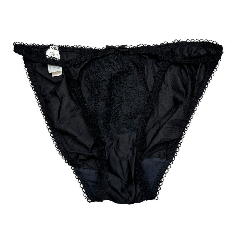 Ladies Vintage Sedu Brand Black Panties Size‎ 5